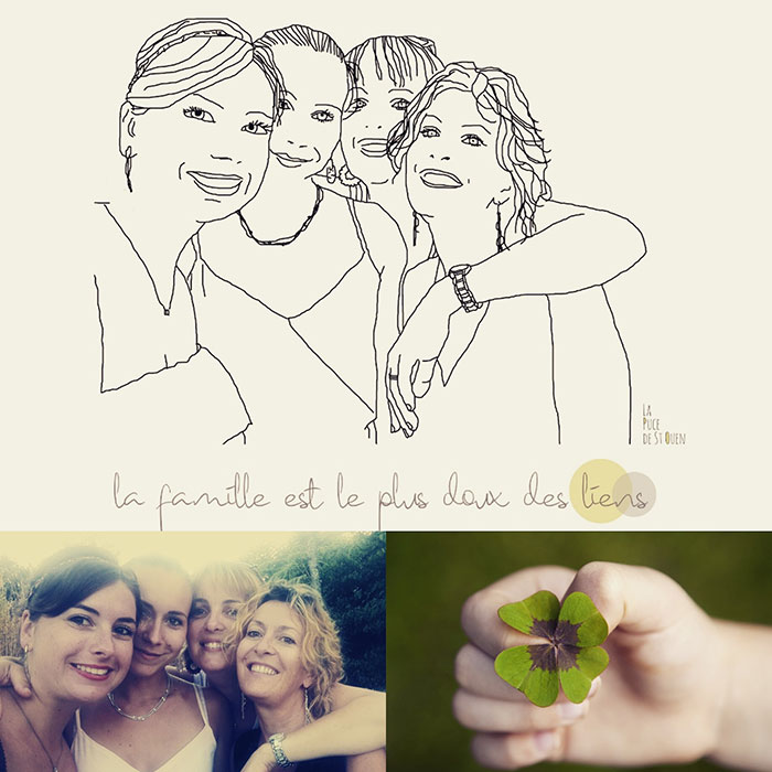 Marion et sa famille